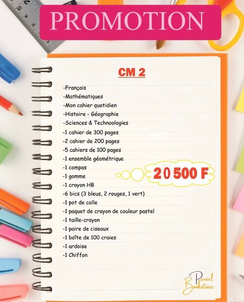 Kit Rentrée Scolaire CM2