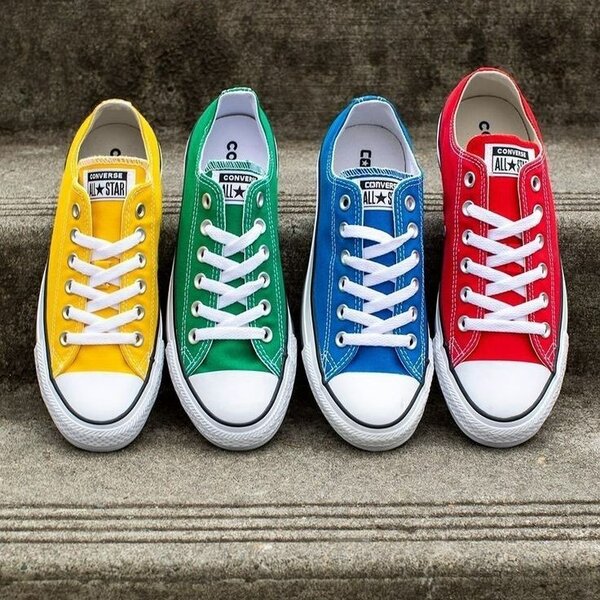 Sneakers tendance colorés