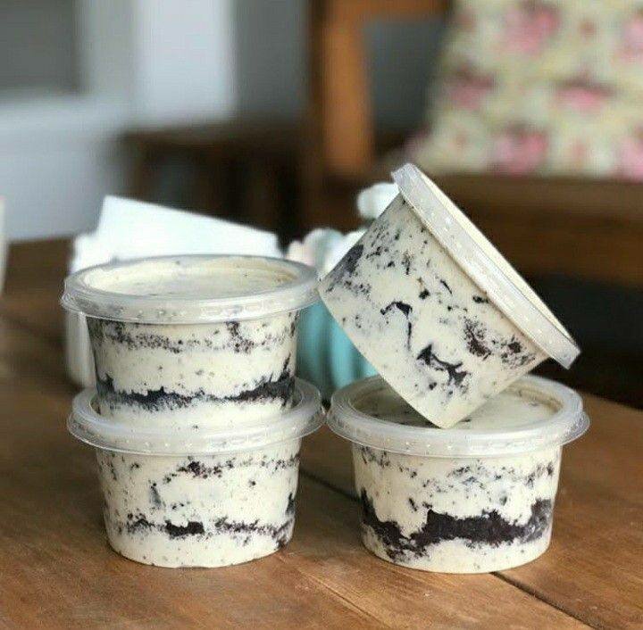 Petit pot de gâteau à la crème