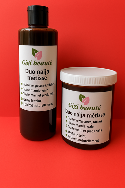 Duo naïja teint métisse