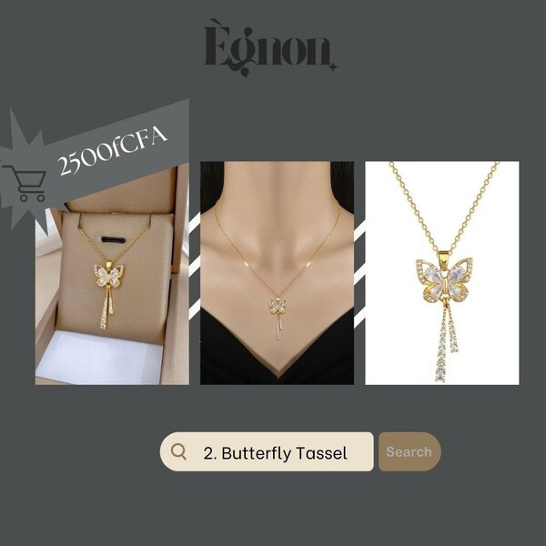 Butterfly tassel
