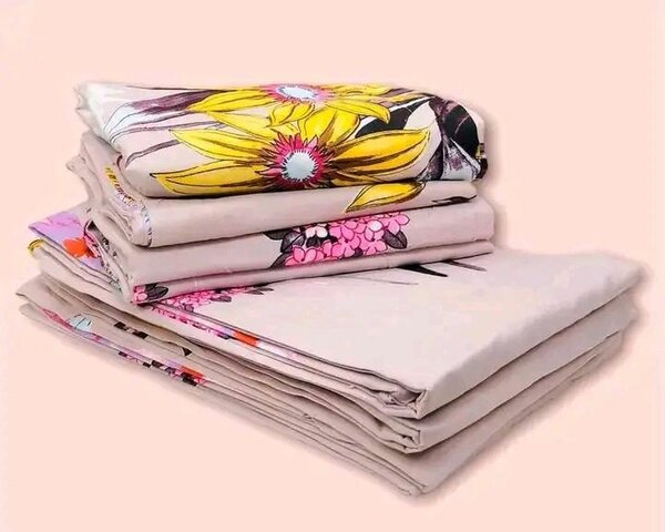 Parure de lit floral en coton