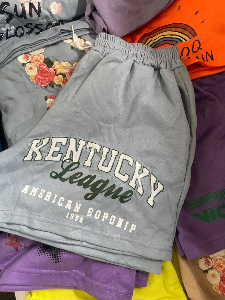 Shorts en Coton Imprimés