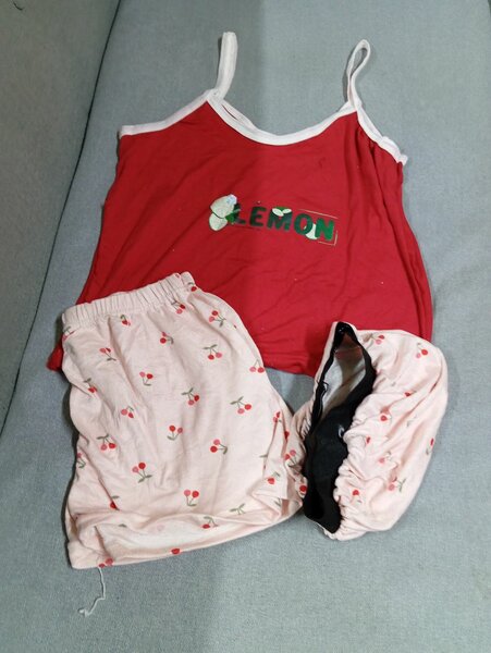 Pyjama court fille motifs mignons