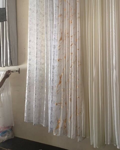 Veil with a pattern