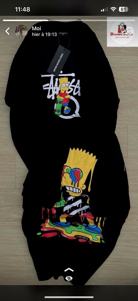 T-shirt graphique coloré