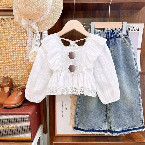 Ensemble pantalon bas large