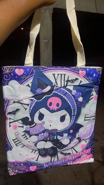 Sac en toile Halloween Kuromi