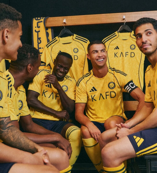 Maillot de football jaune équipe