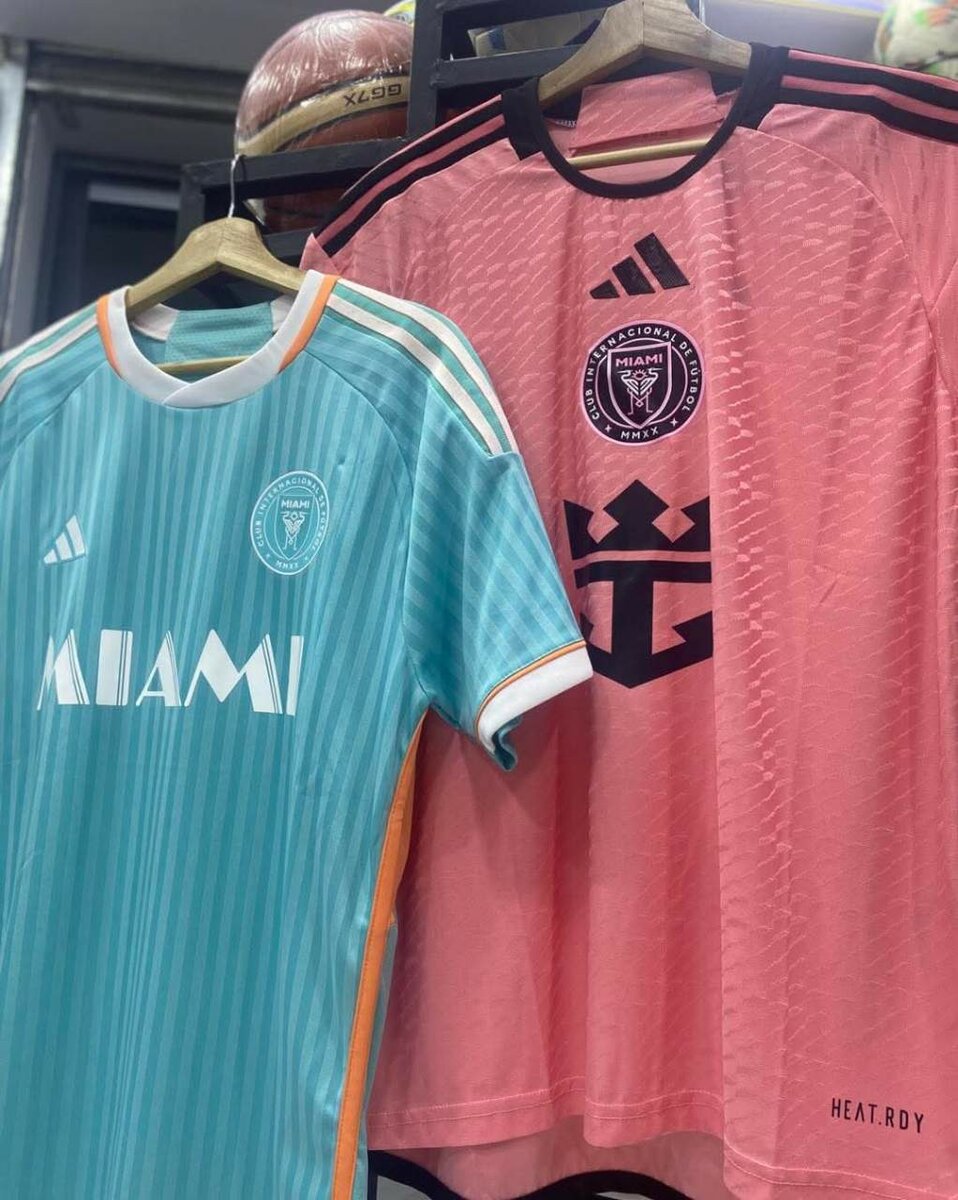 Maillots Inter Miami domicile extérieur version pro