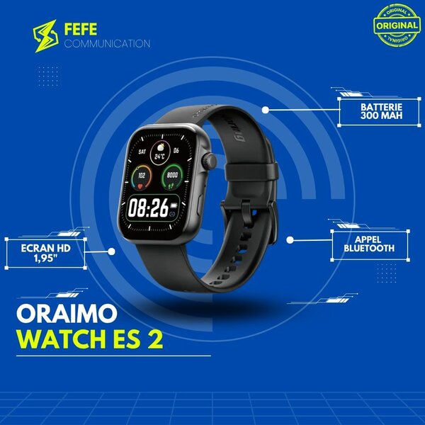 Oraimo Watch ES 2 - Montre Connectée AMOLED