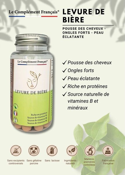 Complément alimentaire levure de bière