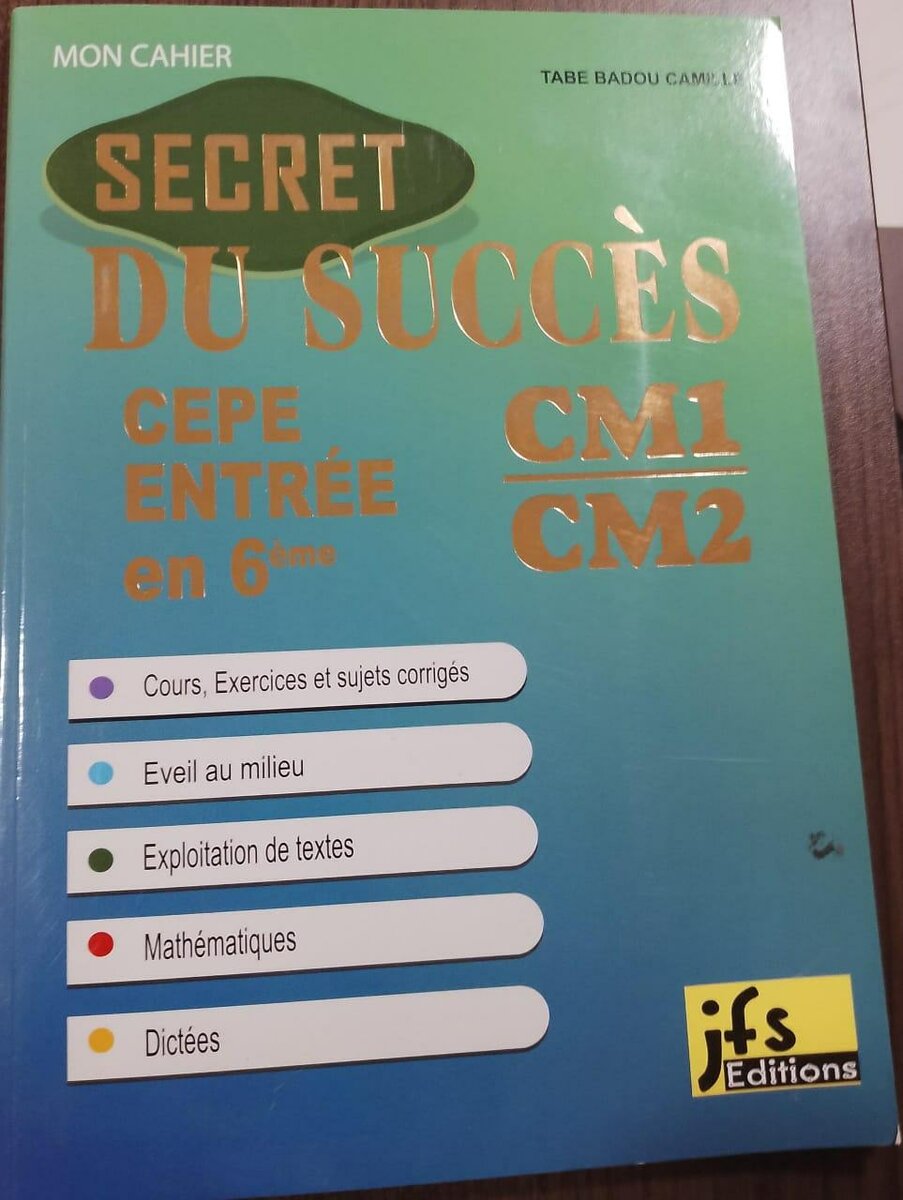 Mon Cahier Secret du Succès