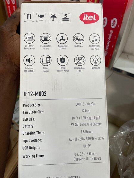 Itel Lonter Fan 2