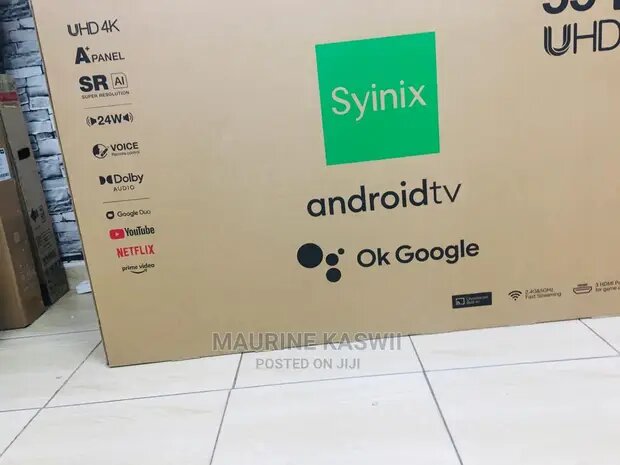 Quality syinix 55 4KHDR TV SMART ANDROID
