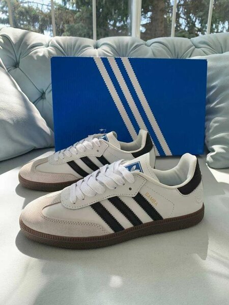 ADIDAS SAMBA WHITE AND BLACK