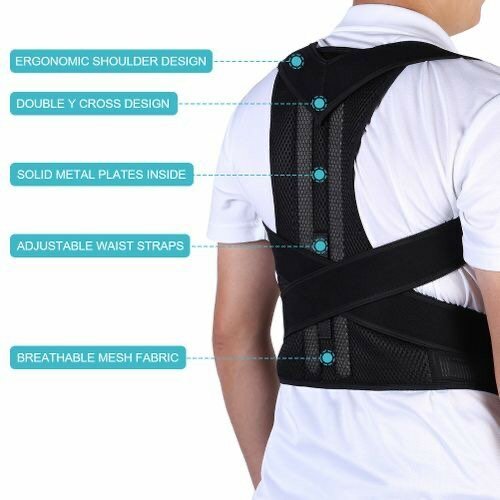 Correcteur de posture unisexe
