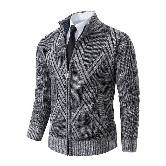 Cardigan homme zippé élégant