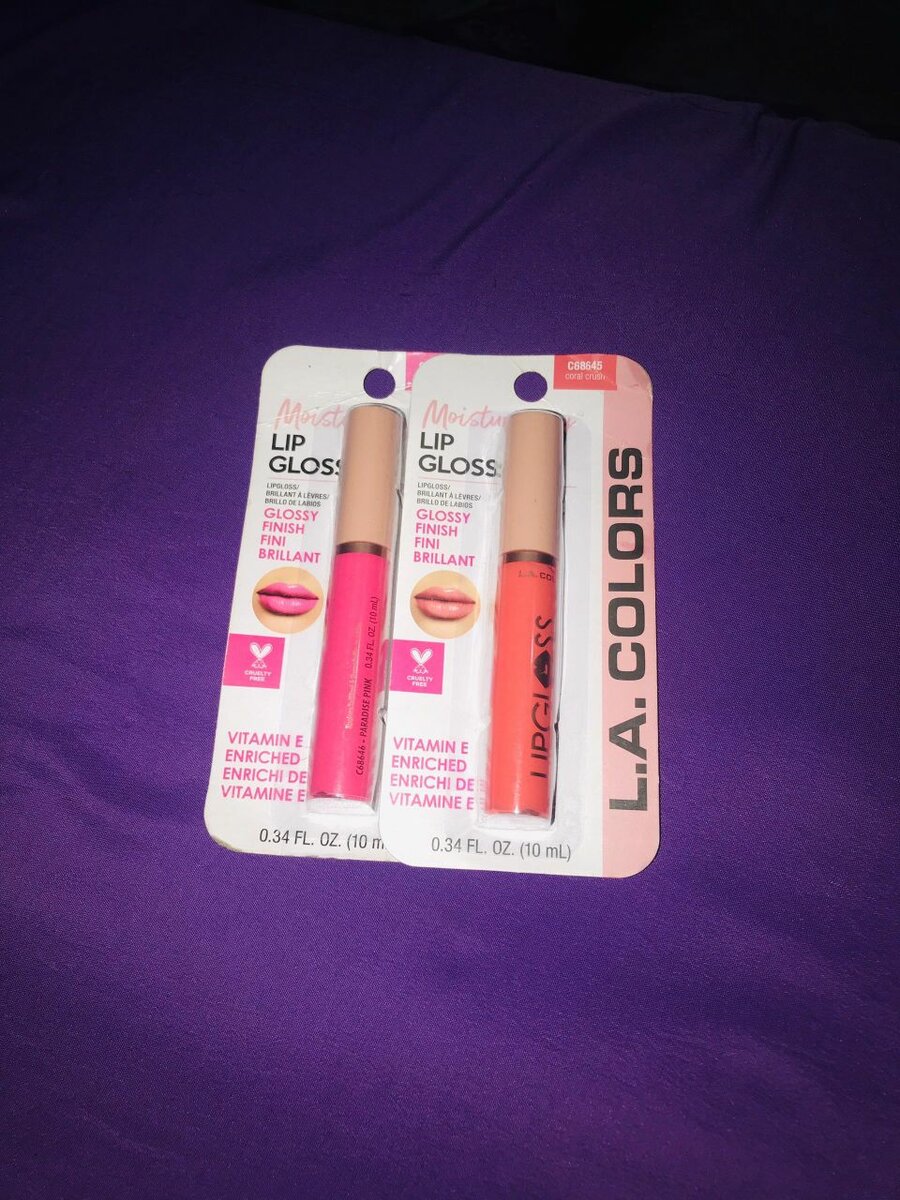 Lip gloss.
