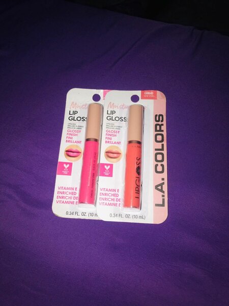 Lip gloss.