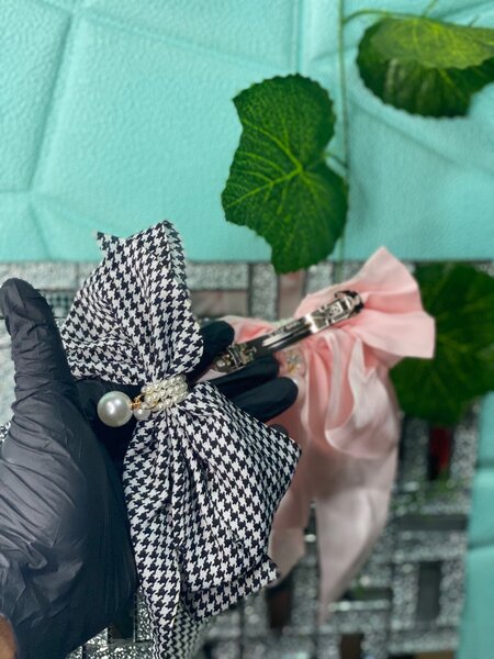 Hair bow clips
