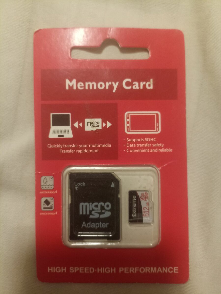 Carte mémoire 512 GO