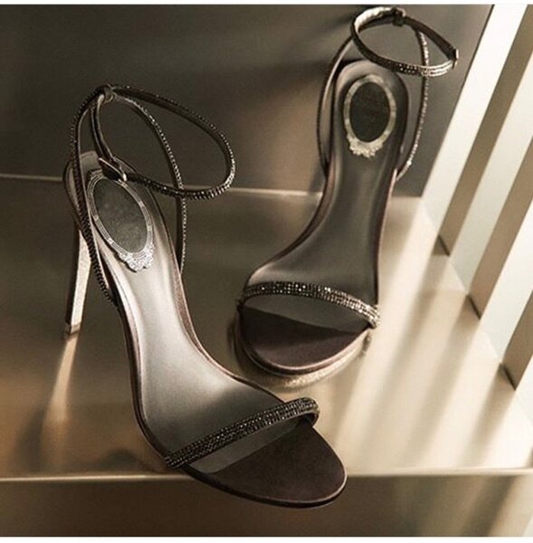 Ankle strap heel