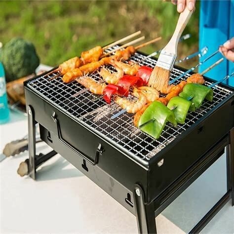 Barbecue pliable à charbon