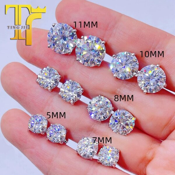 Moissanite earrings