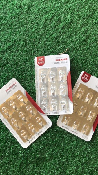 Adhesive hooks