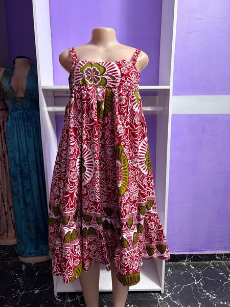 Robe Bohème à Motifs Colorés