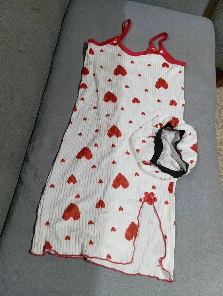 Chemise de nuit fille avec bonnet