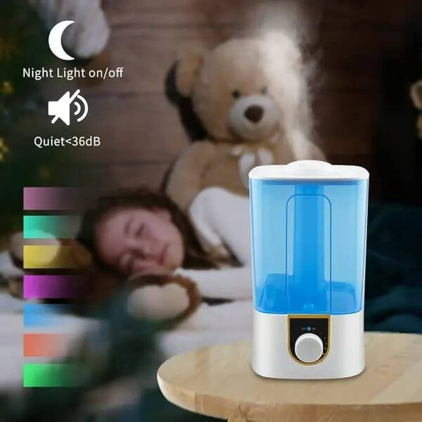Air Humidifier 4Ltrs aquarium blue with fragrance oil