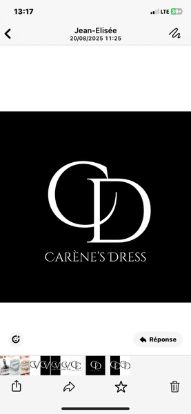 Carène ‘s dress