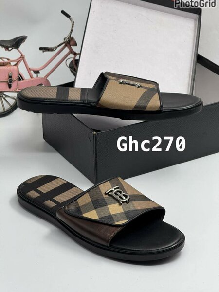 brown flip flops