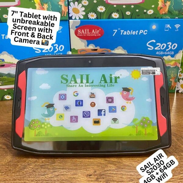 Sail Air S2030 WiFi Kids Tablets with Unbreakable screen