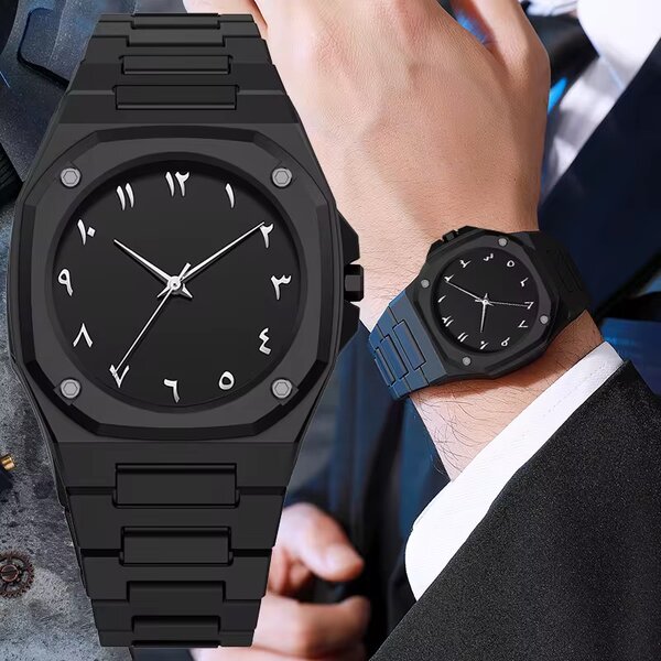 Montre Homme Noire Élégante