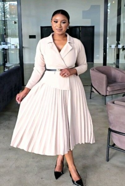 PLEATED DRESS