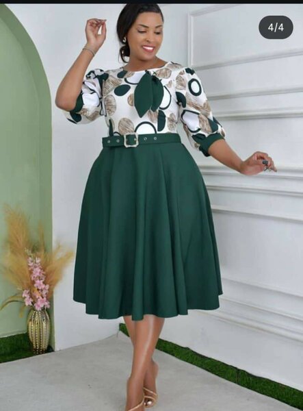 Robe élégante à motifs