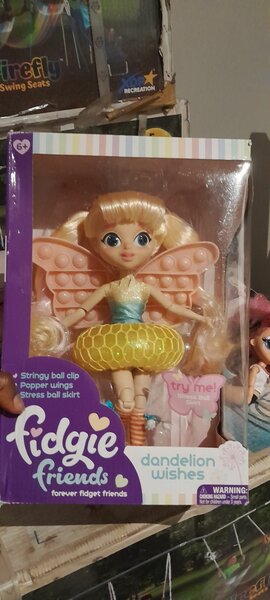 Fidgie Friends Dandelion Wishes, Butterfly-Winged Fashion Do