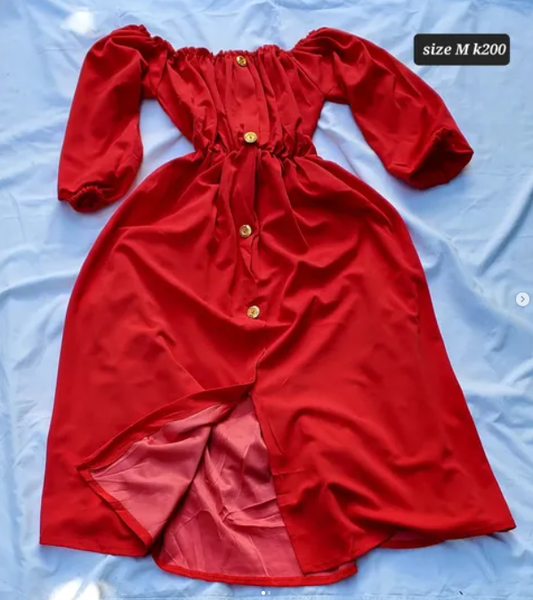 red dress