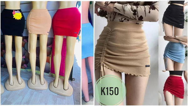 drawstring skirt