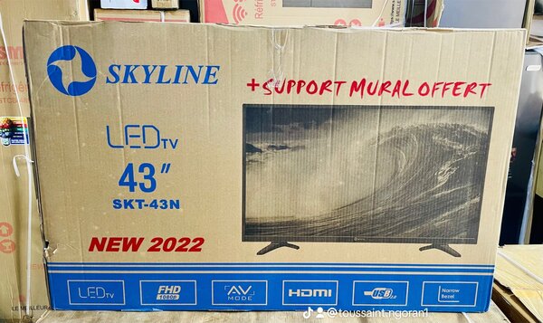 Tv led skyline 43 pouces avec décodeur intégré
