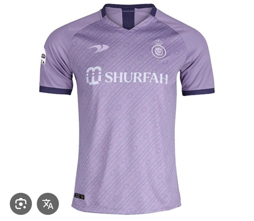 Maillot de football violet