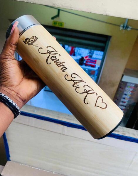 Bamboo flask