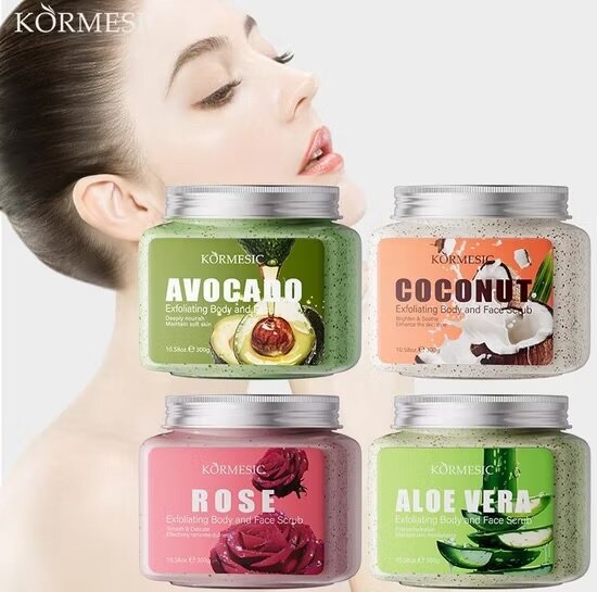 Gommage pour corps et visage