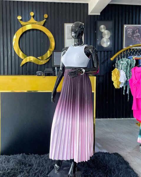 PLATED SKIRT