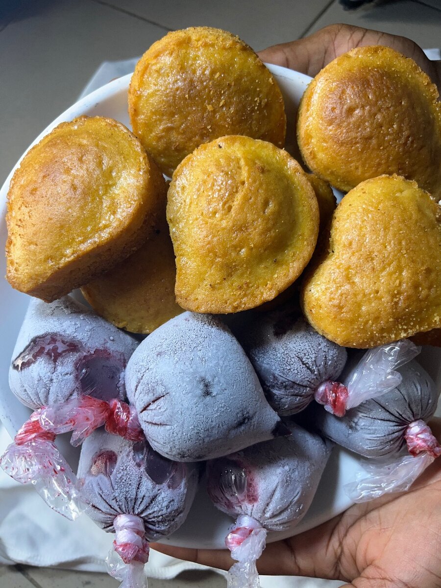 Gâteau au four avec Jus
