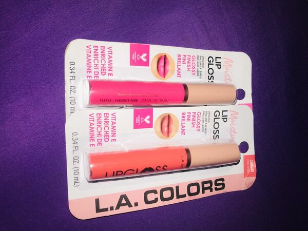Lip gloss.