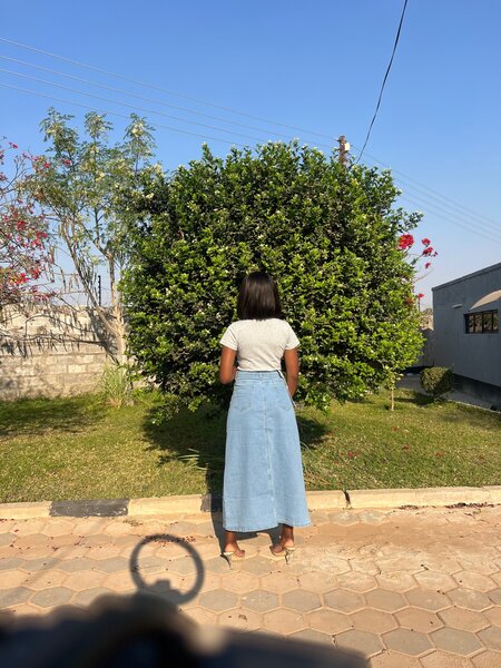 Denim skirt